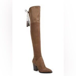 Marc Fisher Brown Over-the-Knee Boots